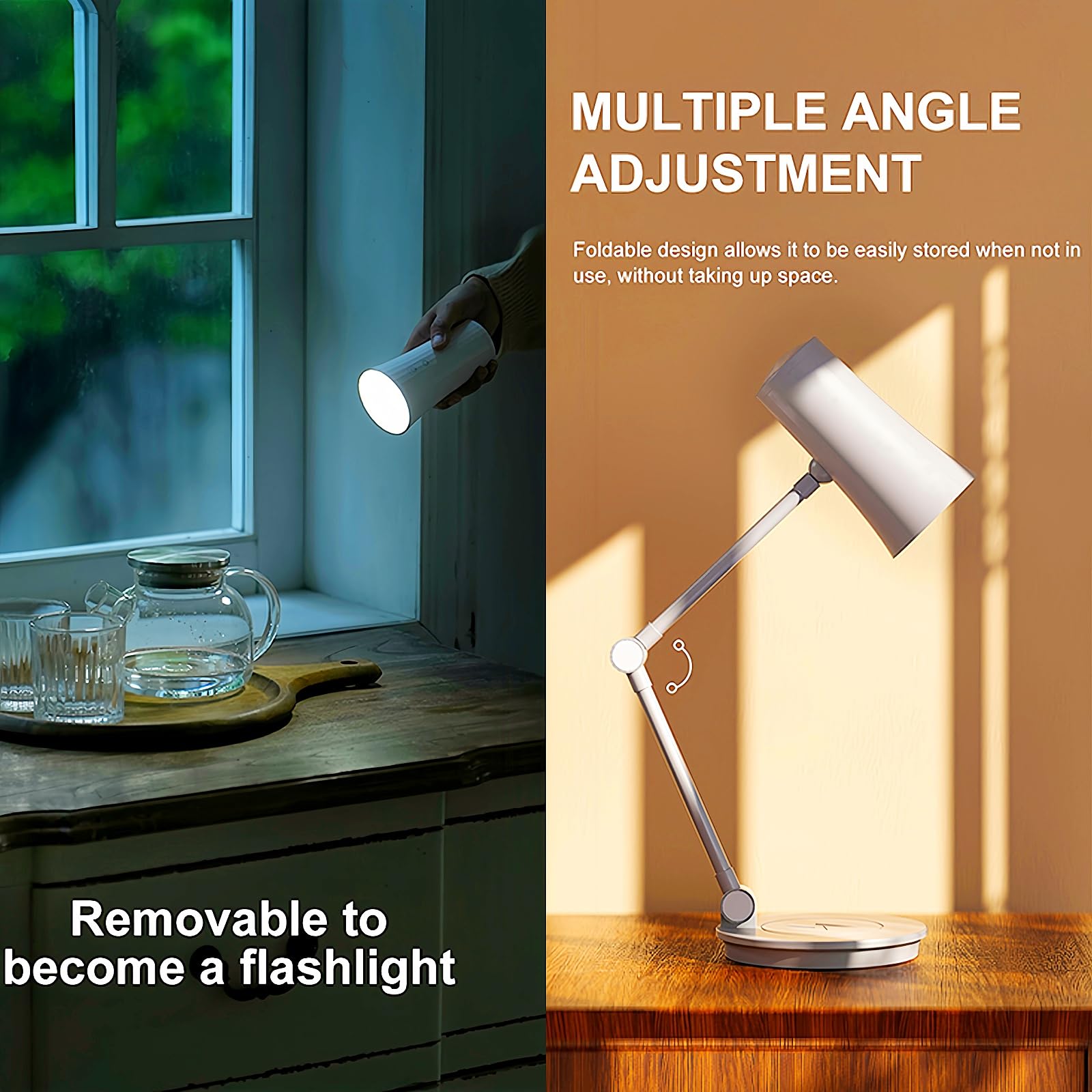 Amazon.co.jp: Fay Bless ポータブルワイヤレス充電デスクランプ